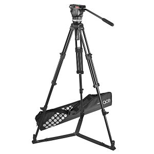 Sachtler Ace Fluid Head with 2-Stage Aluminum Tripod & On-Ground