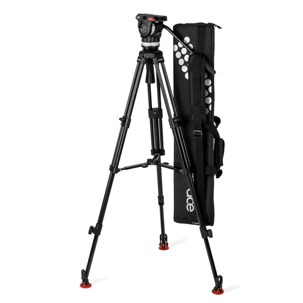 Sachtler System Ace XL MS AL with Fluid Head, Ace 75/2 D Tripod, Mid-Level Spreader & Bag 1018A
