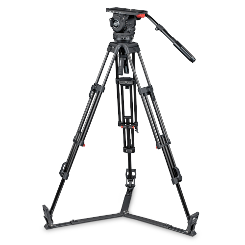 Sachtler Video 18 S2 Head System with ENG 2D Aluminum Tripod & Ground Spreader 1861S2