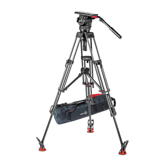 Sachtler Video 18 S2 Fluid Head & ENG 2 CF Tripod System with Mid-Level Spreader 1863S2 Open Box