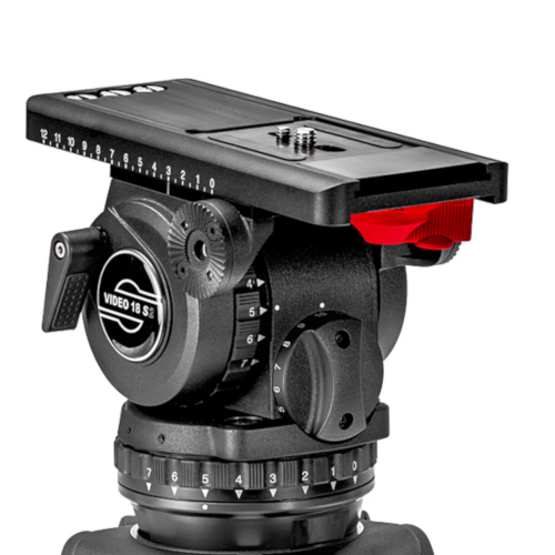 Sachtler Video 18 S2 Head System with ENG 2D Aluminum Tripod, Pan Bar & Dolly S 1868S2
