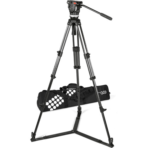 Sachtler Ace XL Tripod System with CF Legs & Ground Spreader (75mm Bowl) 1019C