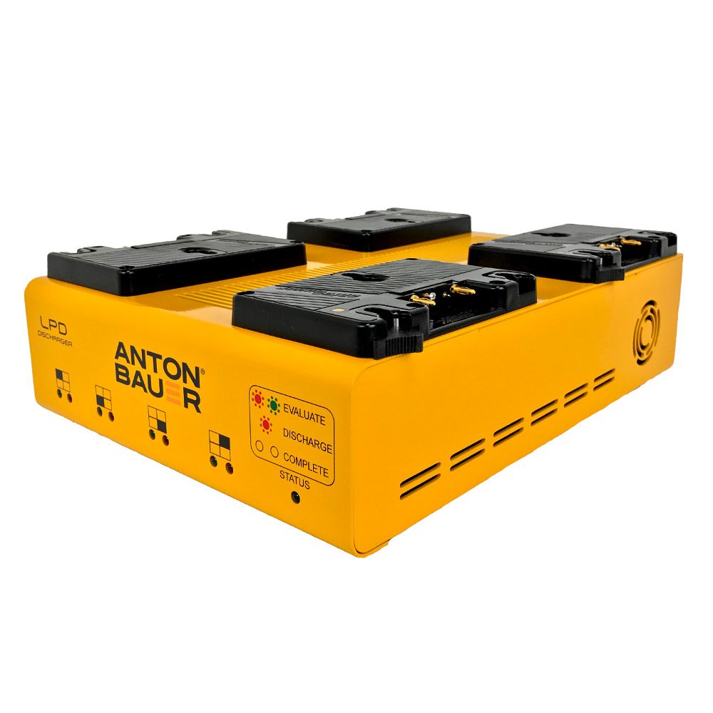 Anton Bauer 8475-0135 LPD Quad Gold Mount Discharger