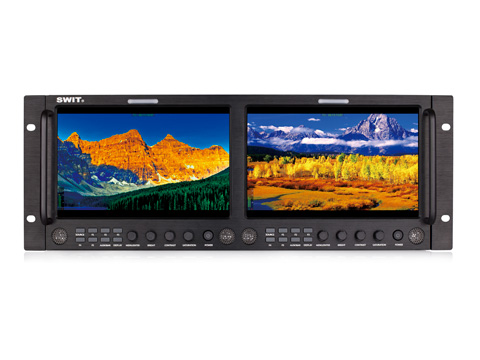 Swit M-1093H Dual 9-inch FHD Rack LCD Monitor