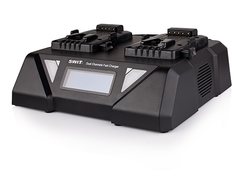 Swit S-3812S 2-ch V-mount Fast Charger | TransFilm