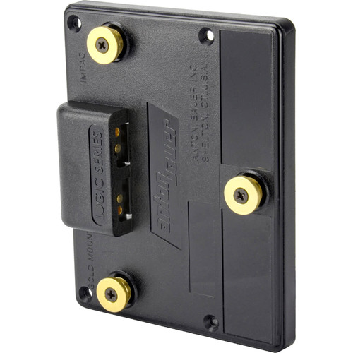 Anton Bauer Milled CP Back Replacement Male Gold Mount Plate 8075-0083