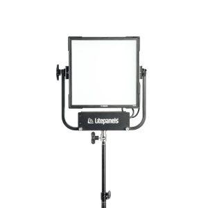 Litepanels Gemini 1x1 Soft RGBWW LED Panel (Pole-Operated Yoke, Bare Ends) 945-1411