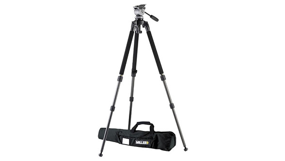 Miller DS-10 DV Fluid Head with Solo Aluminum Tripod System