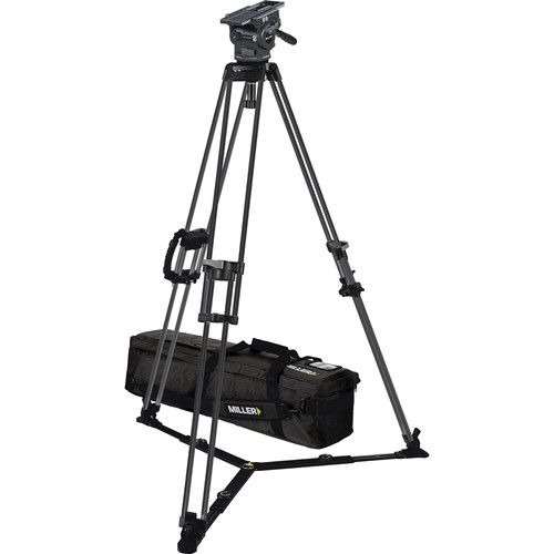 Miller ArrowX 5 Sprinter II 1-Stage Aluminum Tripod System with Ground Spreader 3092