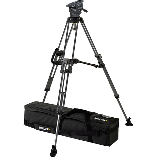 Miller ArrowX 5 Sprinter II 2-Stage Aluminum Tripod System with Mid-Level Spreader 3097
