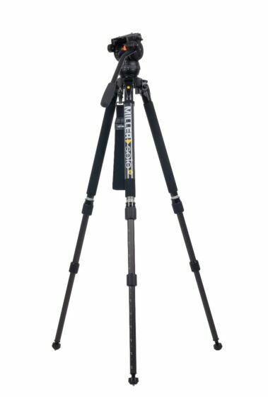 Miller CX2 Fluid Head with Solo-Q 75 2-Stage Carbon Fiber Tripod System 3712