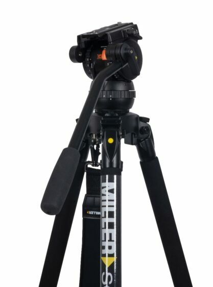 Miller CX2 Fluid Head with Solo-Q 75 2-Stage Carbon Fiber Tripod System 3712