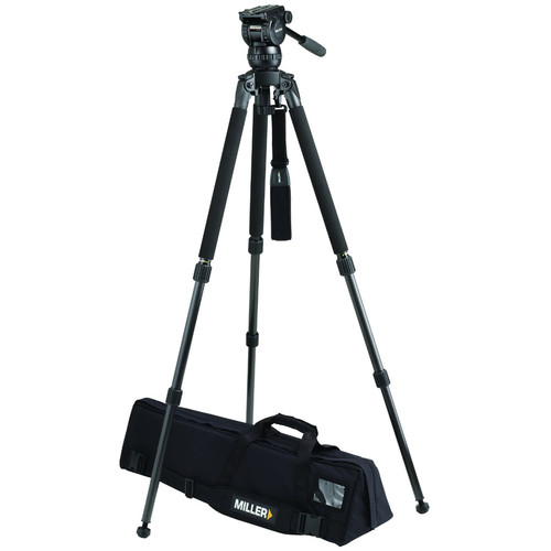 Miller CX8 Fluid Head with Solo 75 2-Stage Alloy Tripod System 3742