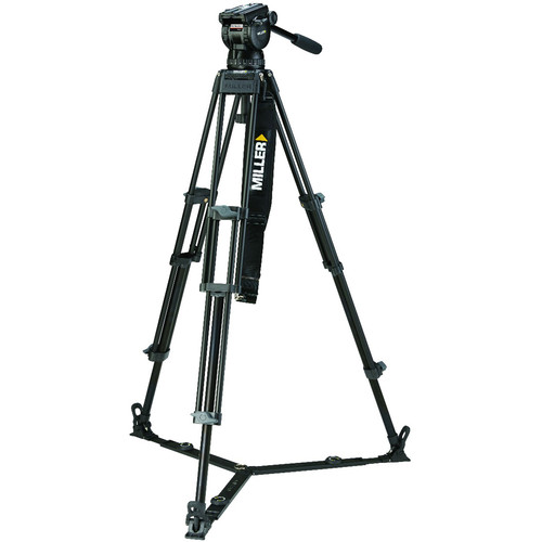 Miller CX10 Toggle 2-Stage Alloy Tripod System with Ground Spreader 3753