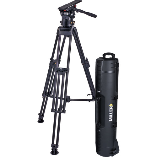 Miller CiNX 5 & HDC 100 1-Stage Tripod System with Mid-Spreader 3834