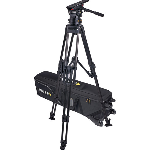 Miller CiNX 7 & HD 100 2-Stage Carbon Fiber Tripod System with Mid-Spreader 3856
