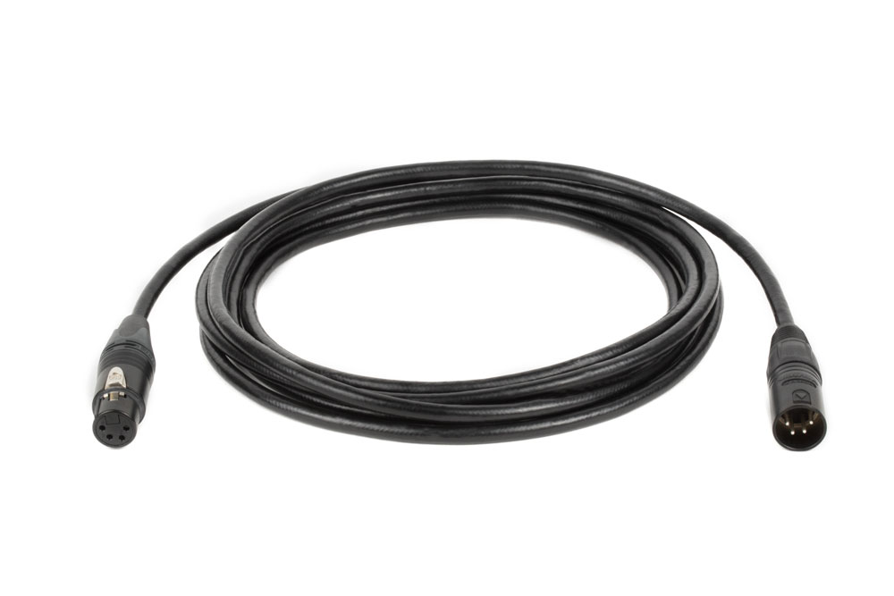 Wooden Camera Alterna Cables - 4pin XLR Power Extension Cable (Straight, 120") 212300