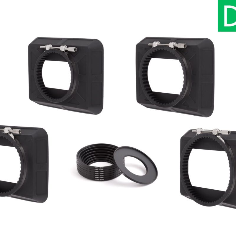 Wooden Camera - Zip Box Double 4x5.65 Kit (80-85mm, 90-95mm, 100-105mm, 110-115mm, Adapter Rings) 243000