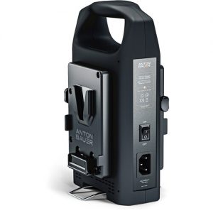 Anton Bauer VM2 Dual-Bay Charger with 4-Pin XLR Output (V-Mount) 8475-0143