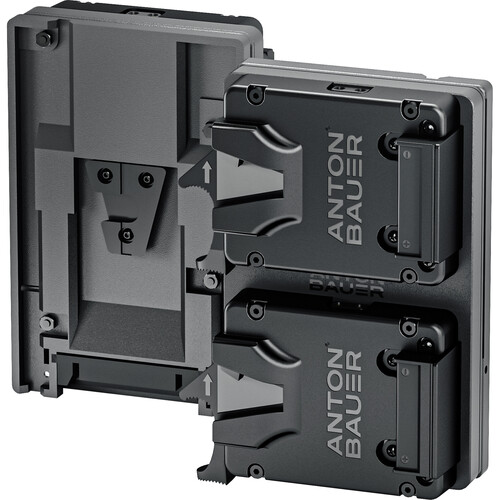 Anton Bauer Dual Micro V-Mount Plate to V-Mount 8375-0239