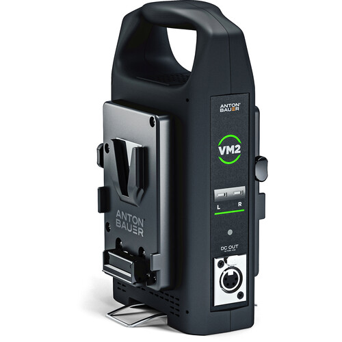 Anton Bauer VM2 Dual-Bay Charger with 4-Pin XLR Output (V-Mount) 8475-0143