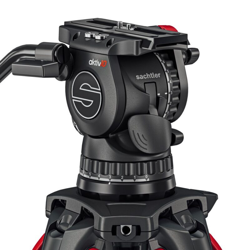 Sachtler Aktiv System aktiv10 flowtech100 MS S2072S-FTMS Fluid Head Open Box