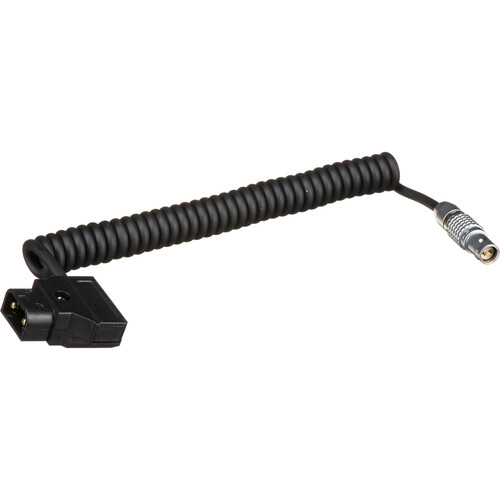 Core SWX Coiled D-Tap to 2-Pin LEMO-Type Power Cable for RED KOMODO (10 to 36") PTC-KOM2