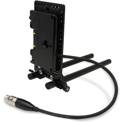Core SWX Battery Plate with Cheese Plate, 15mm LWS Rod Clamp & 4-Pin XLR (Gold Mount) RMG-XLR
