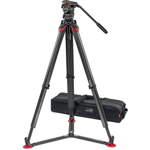 Sachtler FSB-4 Fluid Head & flowtech 75mm Tripod System with Carry Handle & Bag 0396