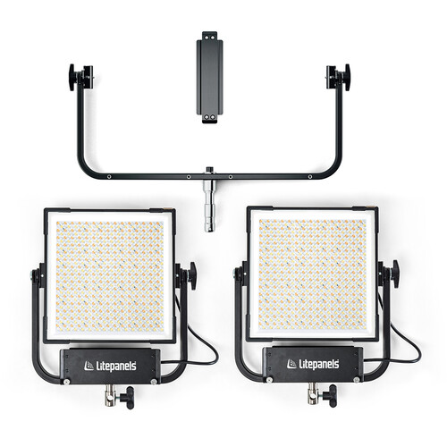 Litepanels Gemini 1x1 Hard Dual Array Light Kit 900-3730