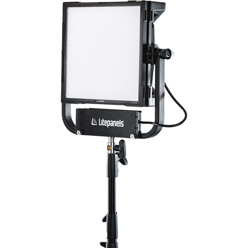 Litepanels Gemini 1 x 1 RGBWW LED Hard Panel (Standard Yoke, Bare Ends Power Cord) 945-2401