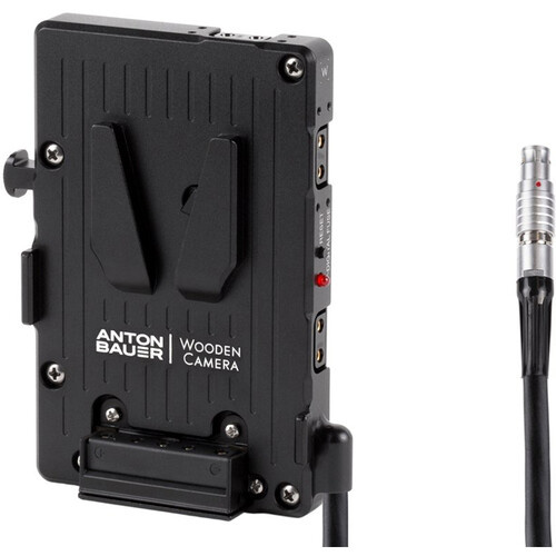 Anton Bauer Pro V-Mount Battery Bracket with Canon C Series 4-Pin LEMO-Type Output 8075-0274