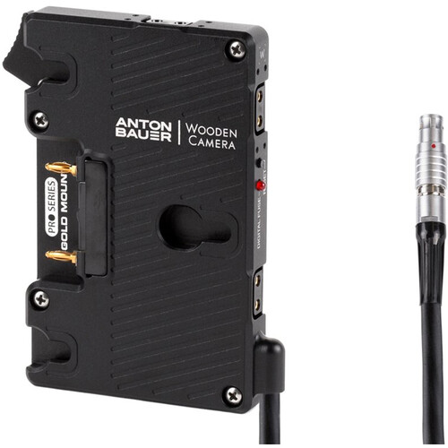 Anton Bauer Pro Gold Mount Battery Bracket with Canon C Series 4-Pin LEMO-Type Output 8075-0275