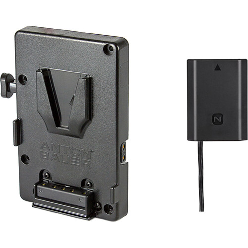 Anton Bauer V-Mount Battery Bracket with P-Tap and Sony NP-FZ100 Dummy Battery Output 8075-0317