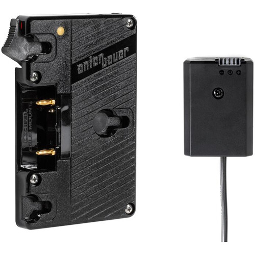 Anton Bauer Gold Mount Battery Bracket with P-Tap and Sony L-Series Dummy Battery Output 8075-0313