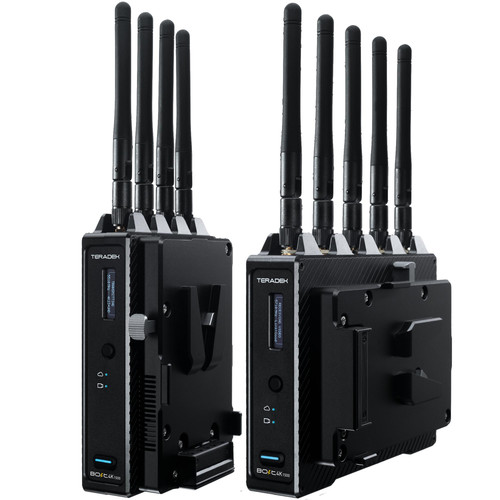 Teradek Bolt 4K 1500 12G-SDI/HDMI Wireless Video Kit with V-Mount Battery Plate (1500' Range) 10-2110-V