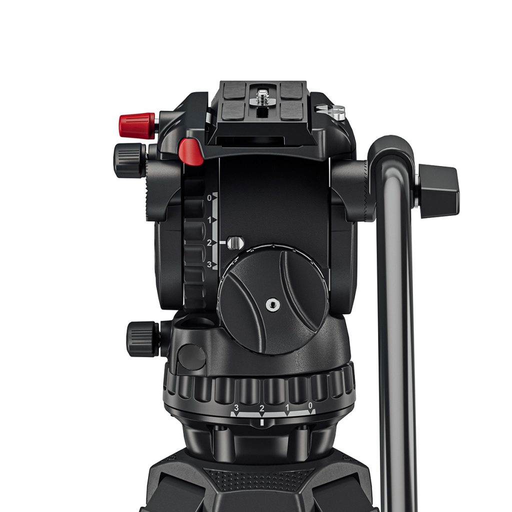 Sachtler System FSB 6 MK II Sideload and 75/2 Aluminum Tripod Legs with Mid-Level Spreader and Bag 0473AM