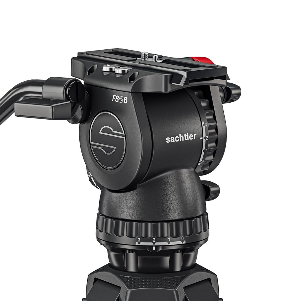 Sachtler System FSB 6 MK II Sideload and 75/2 Aluminum Tripod Legs with Mid-Level Spreader and Bag 0473AM
