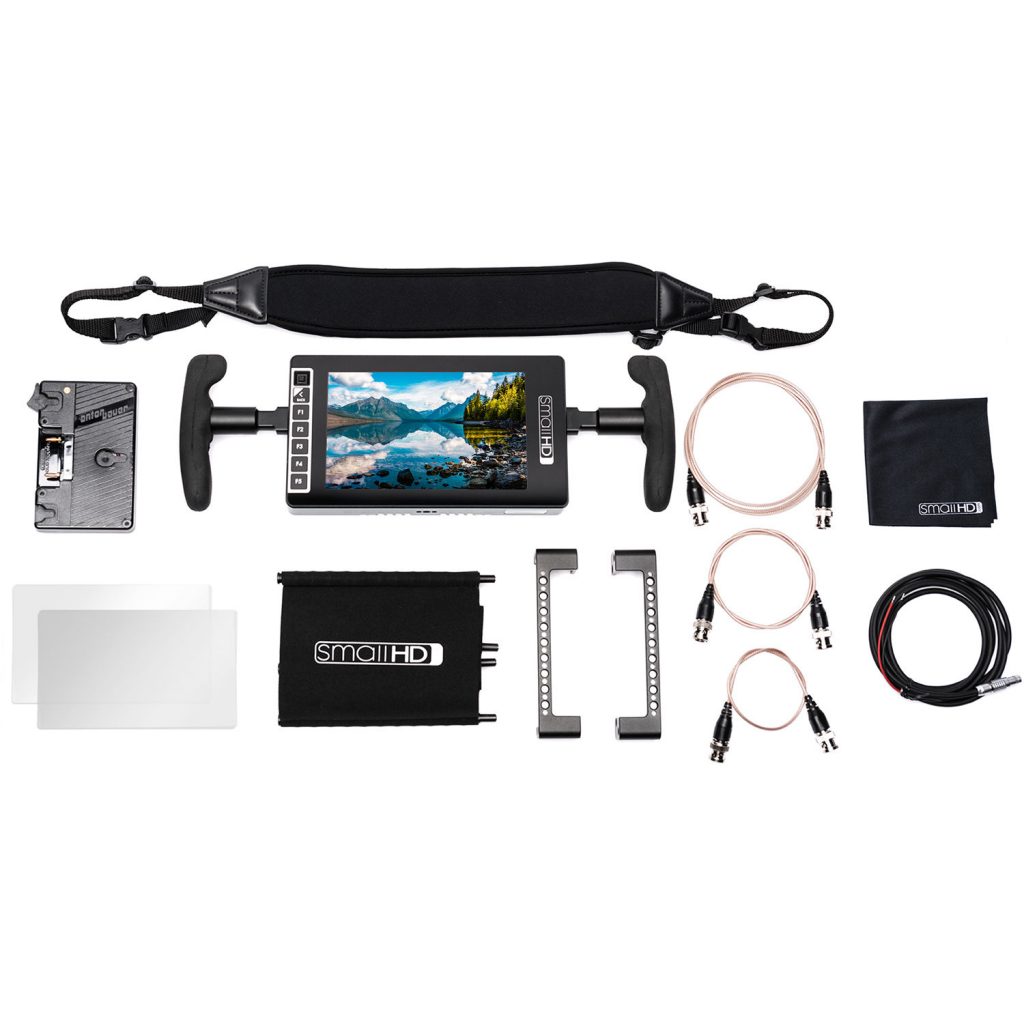 SmallHD 703 UltraBright Directors Kit (Gold Mount) MON-703U-GM-DK