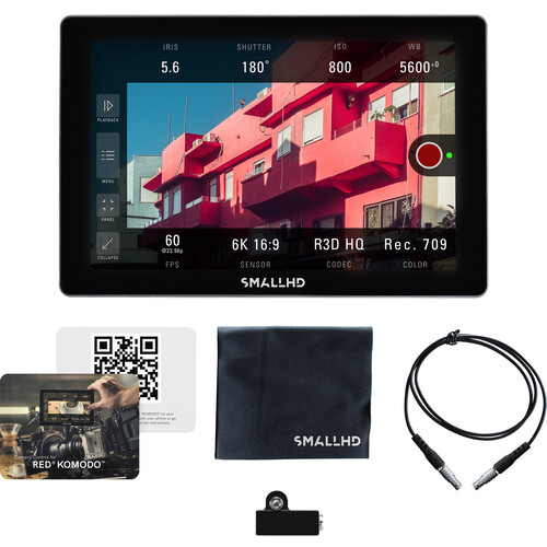 SmallHD Cine 7 Touchscreen On-Camera Monitor with RED KOMODO Control Kit (L-Series) MON-CINE-7-KOMODO