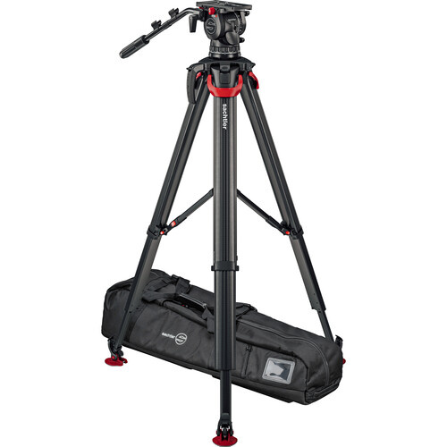Sachtler System aktiv12T & flowtech 100 with Mid-Level Spreader S2074T-FTMS