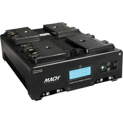 Core SWX Mach4 Micro Four-Position Battery Charger (Gold Mount) MACH-Q4MAI