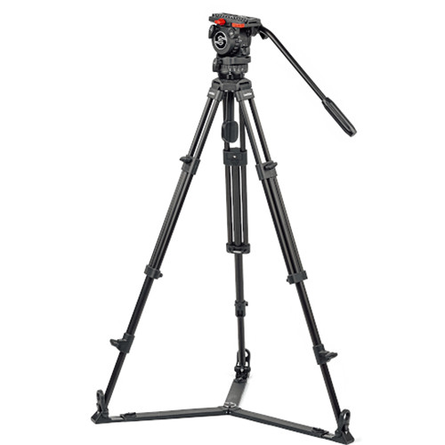Sachtler 0371A Tripod System with FSB 4 Fluid Head, Aluminum Legs & Ground Spreader 0371A