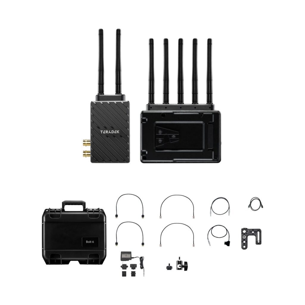 Teradek Bolt 6 LT 750 3G-SDI/HDMI Wireless RX/TX Deluxe Kit (V-Mount) 10-2260-V