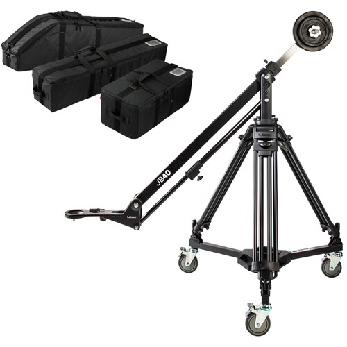 Libec JB40 Jib Arm Kit with Tripod, Dolly, and Carry Cases JB40 KIT