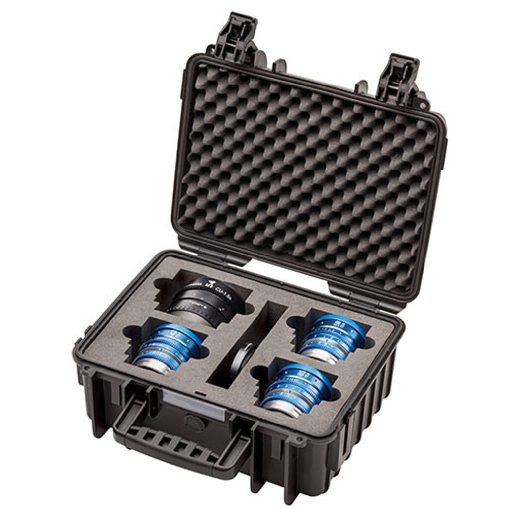 Schneider ISCO4all T2.4 3-Lens Kit with 1.5x Anamorphic Adapter (EF Mount) 08-1101812