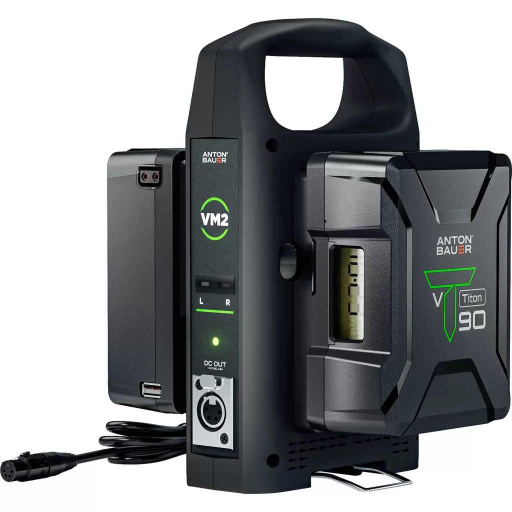 Anton/Bauer 4 x Titon 90 V-Mount Batteries and VM2 Charger Kit (Special 50th Anniversary Edition) 8275-0161