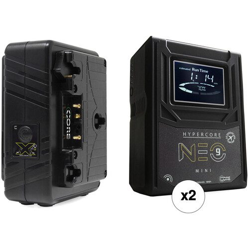 Core SWX Hypercore NEO 9 Mini 98Wh 2-Battery Kit with Dual Charger (Gold Mount) NEO-G98K