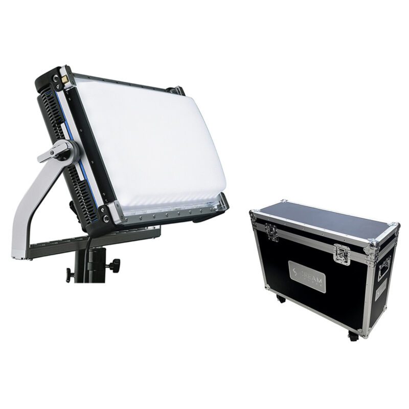 Creamsource Vortex8 Soft 2x1 RRGBBW 650W LED Light with Yoke, Dome Diffuser and Hard Case K-CSV-8S-PRO