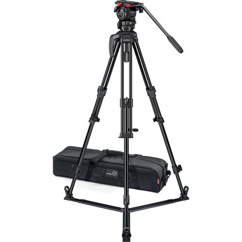 Sachtler 75/2 Mark II Aluminum Tripod System with FSB 4 Fluid Head & Ground Spreader 0381A